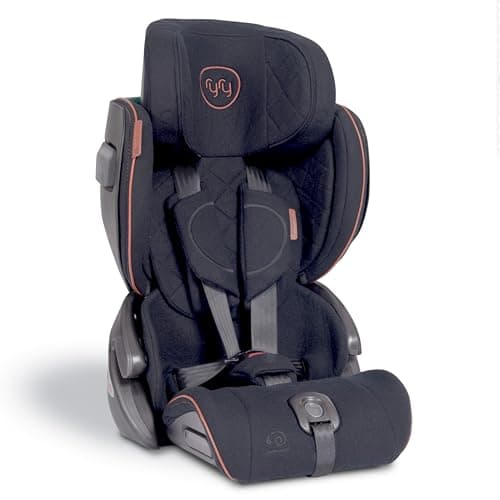 Image of RyRy Scallop Children's Compact Car Seat + Travel Bag - 15 Months to ~5 Years - Isofix or Top Tether/Seat Belt Fitting - Portable & Foldable for Toddlers and Kids