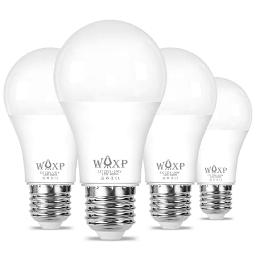 Image of E27 Screw LED Light Bulb Warm White 100W Equivalent, 1600 Lumen Super Bright ES GLS LED Bulbs, 12W Large Screw in Light Bulb, 3000K, Flicker Free, Non-dimmable, Pack of 4
