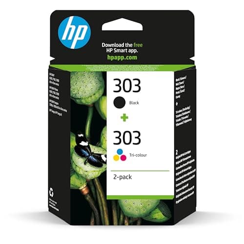 Image of HP 303 Black/Tri-color Original Ink Printer Cartridges Combo (3YM92AE) - For HP ENVY Photo 6200, 7100, 7200, 7800, 7900 series, 7230, 7234, 7930, 7934, ENVY Inspire 7200e, 7900e Series, Tango X