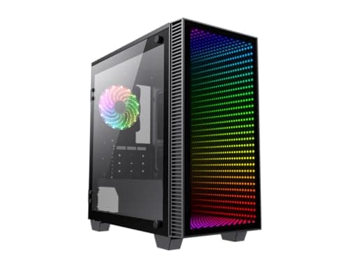 Image of GameMax Mini Abyss ARGB Micro-ATX PC Gaming Case | Black