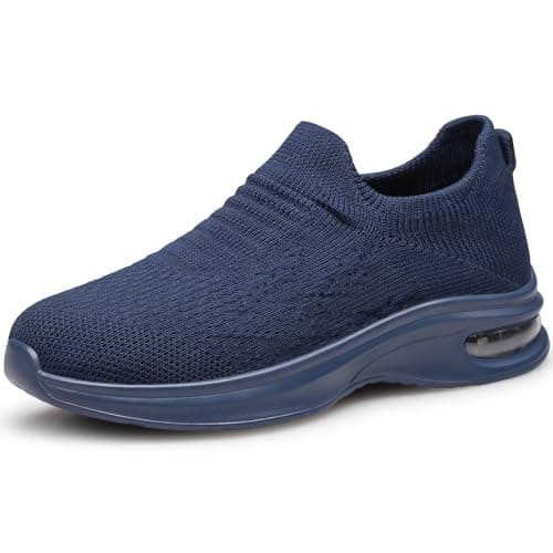 Image of SURFING TREE Boys Girls Sock Shoes Kids Trainers School Tennis Walking Shoes Sneakers Navy Blue Big Kid Size 1.5