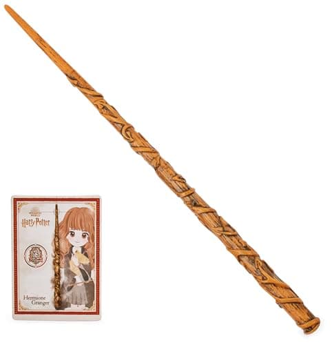Image of Official Wizarding World, Authentic 12-Inch Spellbinding Hermione Granger Wand with Collectible Spell Card Kids’ Harry Potter Fancy Dress Role Play Toys for Ages 6 and Up