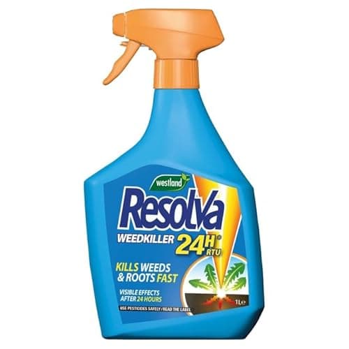 Image of Resolva 24hr Ready to Use Weed Killer 1L - Fast Acting Garden Weed Control, Kills Weeds & Roots, Covers Up to 37m², No Mixing Required