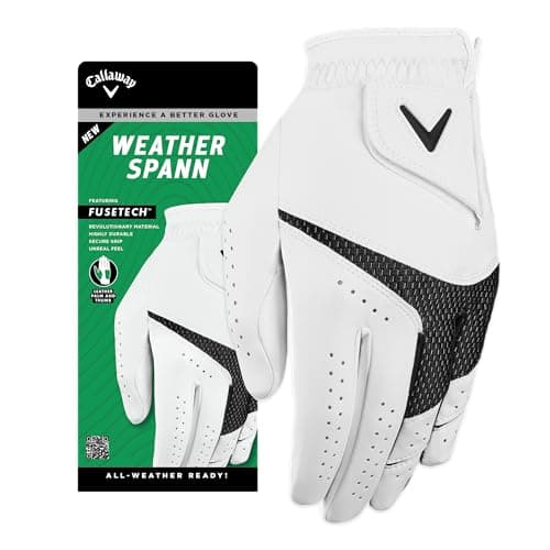 Image of Callaway Golf Weather Spann Golf Glove, Men's Left Hand, M/L