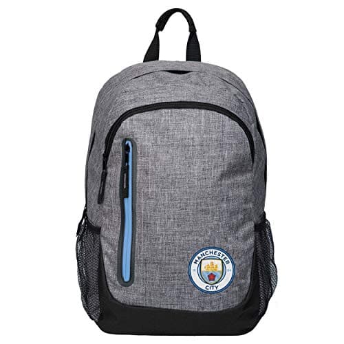 Image of FOCO EPL Manchester City FC Football Premier League Championship Heather Grey Laptop School Work Backpack