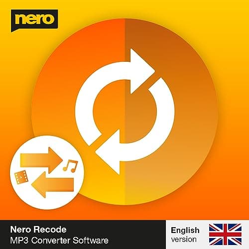 Image of Nero Recode | MP3 Converter Software | Convert Audio & Video to MP3, WAV, FLAC | Extract Audio from MP4, AVI, MOV | DVD to MP3 | Lifetime Licence | 1 PC | Windows 11/10/8/7