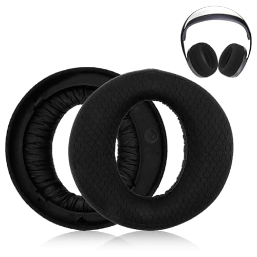 Image of Tweozhui 1 Pair Headset Ear Pads Professional Replacement Ear Pads Compatible with Sony PS5 Pulse 3D Wireless Headset Ear Pads for PS5, Breathable Fabric and High-Quality Foam
