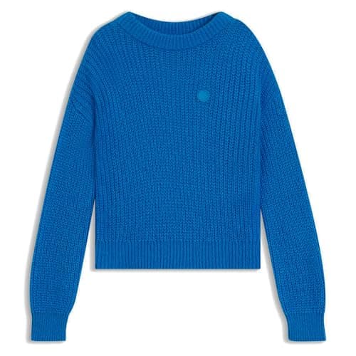 Image of HUGO Women's Slogerynna_B Knitted_Sweater, Bright Blue, S
