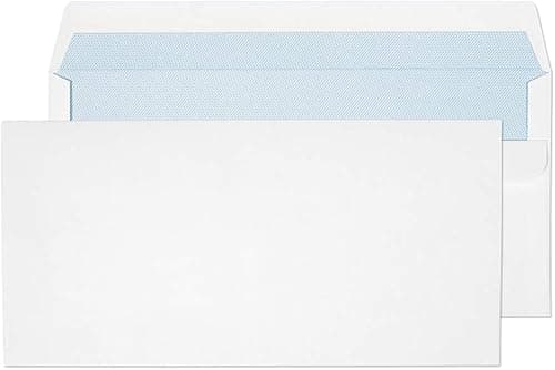 Image of Blake Purely Everyday DL 110 X 220 Mm 90 GSM Wallet Self Seal Envelopes (13882/500) White - Pack of 500