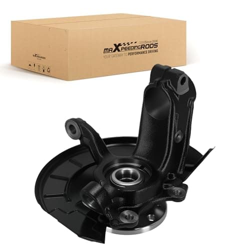 Image of maXpeedingrods Steering Knuckle Assembly Front for Audi A1 VW Polo V Seat Ibiza III IV Return 6Q0407621AJ 6R0615311A 6Q0407255S