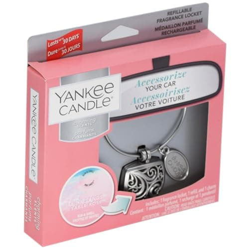 Image of Pink Sands Sable Rose Refillable Car Hanging Fragrance Charm Locket Charming Scent Kit