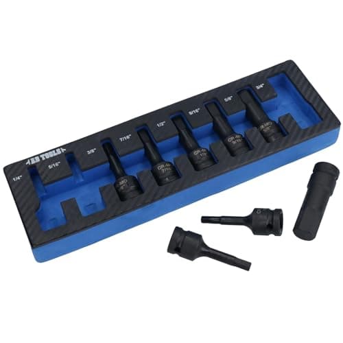 Image of Imperial Deep Impact Allen Hex Key Sockets 1/2in Drive 1/4in – 3/4in 8pc Set