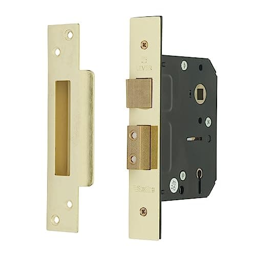 Image of Sterling MLS530 3-inch/76mm 5-Lever Sashlock - Brass