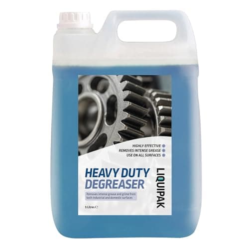 Image of Liquipak Heavy Duty Degreaser & Cleaner 5L – Professional multipurpose degreaser removes grease & grime, ideal for floors, walls, machinery, kitchens & industrial equipment.