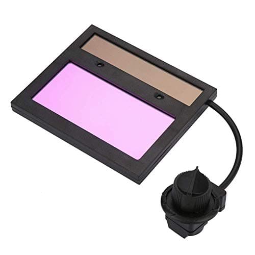 Image of Auto Darkening Welding Lens, Professional Welding Helmet Replacement Lens Welding Mask Insert Filter Parts with LCD Display Blackout Lens Eye Shield Welding Cap Lens Filter Screen 110x 90mm