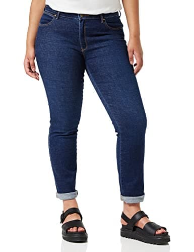 Image of Wrangler Women's Slim Jeans, Blue (Night Blue 78y), 30W / 30L