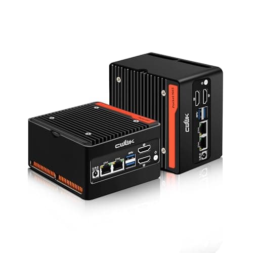 Image of CWWK X86-P6 N355 Mini PC Pocket-NAS, 4 Bay M.2 NVMe Mini Computer with 2x i226-V 2.5GbE LAN, Micro PC Barebone DDR5 NO RAM/SSD/OS, Support WiFi7/BT5.4 Expandable, 2-Display, USB3.2