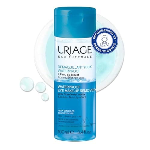 Image of Uriage Biphase Waterproof Make-up Remover for Eyes, Lips & Face - Non-sticky & Non-oily Effect - Suitable for Sensitive Skin - Opthalmologically Tested - Fragrance-free - 100ml