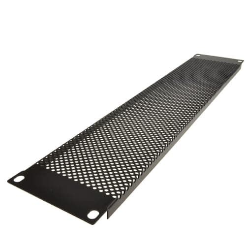 Image of kenable Mesh Vented 2U Blanking Plate for 19 inch Rack Mounted Data Cabinet