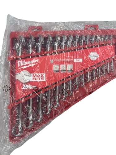 Image of Milwaukee MHT48229415 Imperial MAX BITETM Combination Spanner Set 15 Piece
