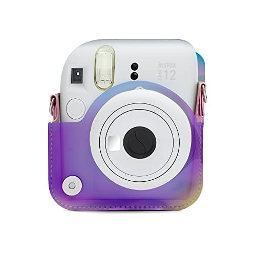 Image of INSTAX mini 12 Iridescent Accessory kit, containing, case, Photo Album, Fridge Magnets