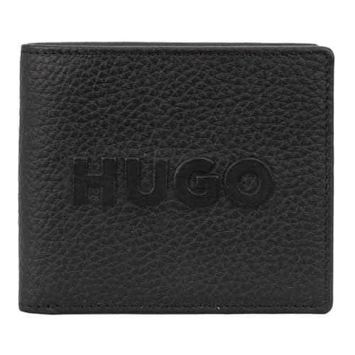 Image of Hugo Men New Ethon Hi Bl_8cc Wallet 8 Card Slots, Black, One Size