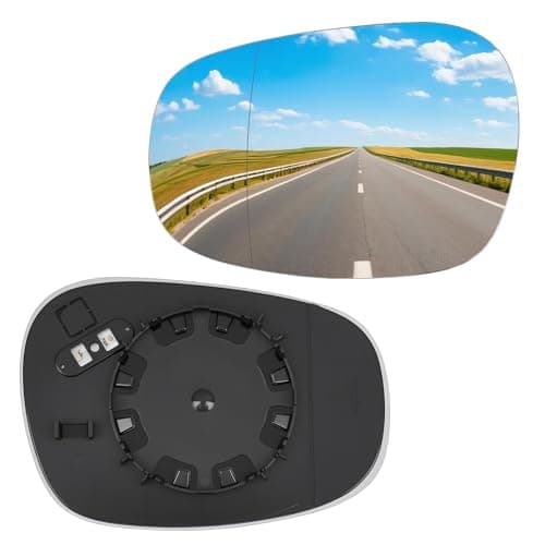 Image of Convitex Wing Mirror Glass Left Side Heated Replacement for BMW 1 Series E81 E88 BMW 3 Series E90 E91 E92 E93 (2009-2012) Car Passenger Near side OEM 51167252893