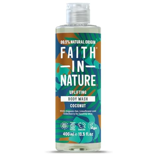 Image of Faith In Nature Natural Coconut Body Wash, Hydrating, Vegan and Cruelty Free, No SLS or Parabens, 400 ml