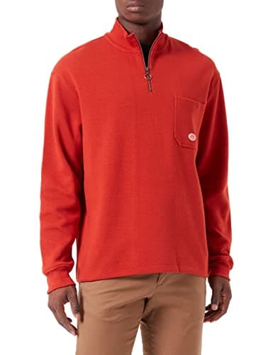 Image of Armor Lux Men's Heritage Trucker Sweatshirt Sweater, Tagine, XS
