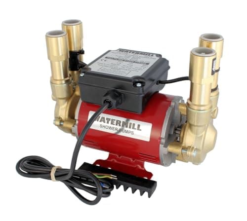 Image of 2.0 Bar Positive Twin Impeller Brass Heavy Duty Regenerative Shower Pump