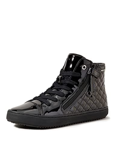 Image of Geox Girl's J Kalispera Girl D Sneakers, Black, 13 UK