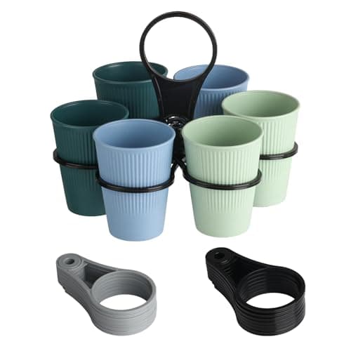 Image of 2pcs Foldable Drinks Carrier Foldable Drink Carrier Holiday,for All Inclusive Drinks Carriers Tray,Portable Folding Cup Holder for Super Carry Beverage Carriers Festival Coffee Drink Holder Holiday