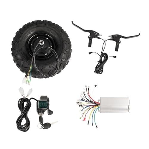 Image of SMTYXS 14.5 Inch Electric Wheelbarrow Hub Motor Kit 24V 36V 48V 350W 500W 40 N.M Gear Off Road All Terrain Tyre(500W,36V)