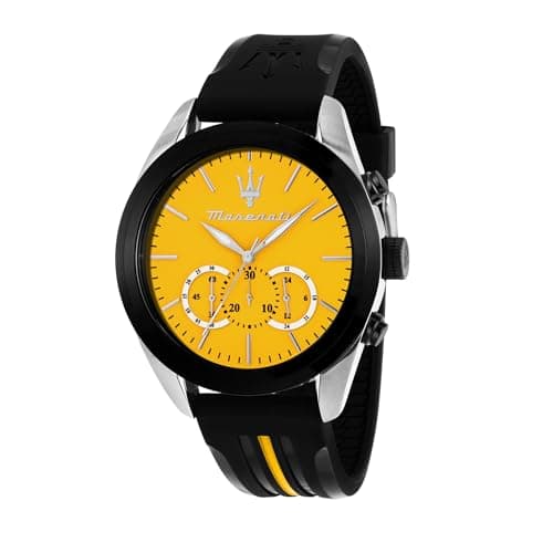 Image of Maserati Men's Watch, Chronograph, Analog, Steel Band, Traguardo Collection - R8871612045