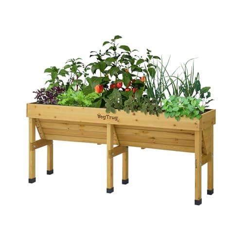 Image of VegTrug® Wall Hugger 1.8m raised bed planter, Natural