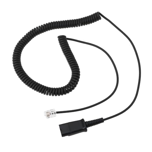 Image of ECSiNG Phones Headset Connection Cable Compatible with Poly U10 26716-01 Quick Disconnect Cord Compatible with Cisco 7941 7942 7961 7971