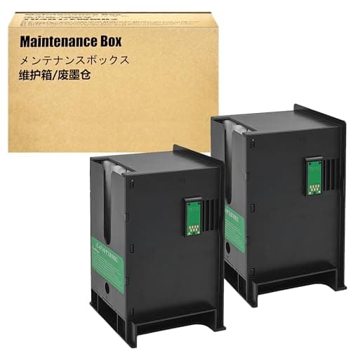 Image of LCL Compatible T6710 C13T671000 Ink Maintenance Box (2 Pack) Replacement for Epson Workforce Pro WP-4000 4015DN 4025DW 4095DN 4500 4515DN 4525DNF 4535DWF 4545DTWF 4595DNF Workforce Pro WF-R5190DTW
