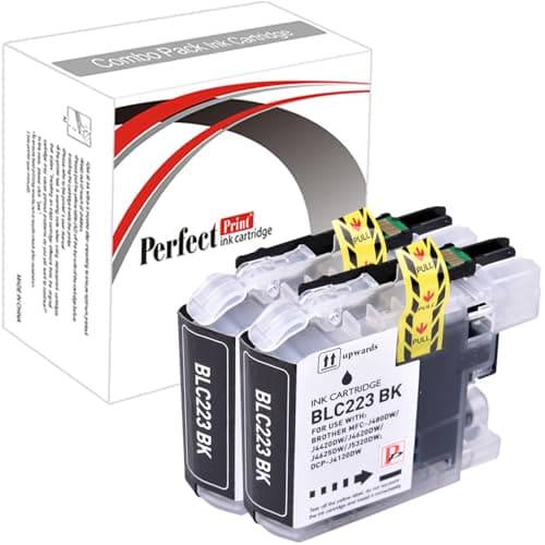 Image of 2 Black Compatible Ink Cartridge Replace LC223 for Brother DCP-J4120DW MFC-J4420DW MFC-J4620DW MFC-J4625DW MFC-J5320DW MFC-J5620DW MFC-J5625DW MFC-J5720DW Printer