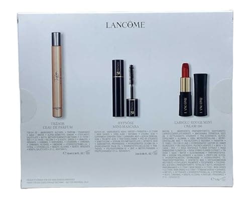 Image of Lancôme - Travel Set - Trésor L'Eau de Parfum 10 ml + Hypnôse Mini Mascara 2 ml + L'Absolu Rouge Mini Cream 196