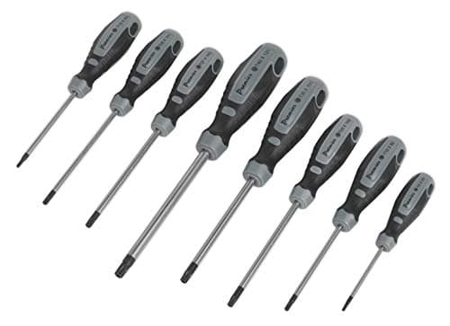 Image of Sealey AK4306 Gripmax Security Trx-Star Screwdriver Set, 8 Pieces