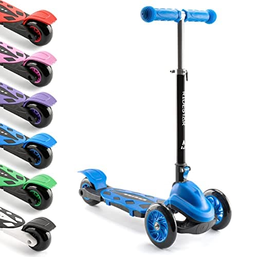 Image of ToyStar Cruise 3 Wheel Tri Scooter, Easy Folding System, Height Adjustable Handlebars, Tilt To Turn Steering, Kids Aged 3+ Years
