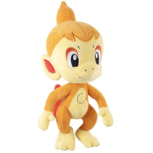 Image of Pokemon 8" Chimchar Plush - Officially Licensed - Diamond & Pearl Starter Figure - Authentic Soft Stuffed Animal Toy - Gift for Kids, Boys, Girls - 2+