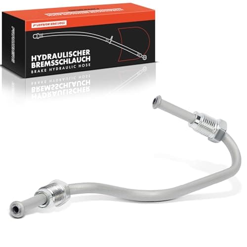 Image of Frankberg 1x Brake Hose Rear Axle Compatible with A3 Sportback 8PA O.c.t.a.v.i.a II Estate 1Z5 Golf VI 5K1 Golf Plus 521 5M1 Replace# 1K0611763E