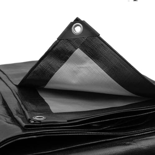 Image of Tarpaulin Extra Heavy Duty Waterproof Cover Tarp Ground Sheet Mesh 250GSM EXTRA HEAVY DUTY (3m x 5m)