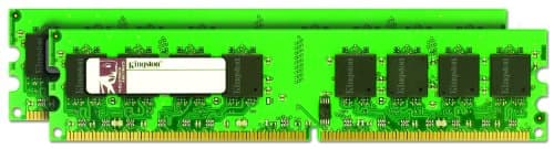 Image of Kingston KVR533D2N4K2/4G ValueRAM Memory 4 GB (2 x 2 GB) DIMM 240-Pin, DDR II 533 MHz/PC2-4200 CL4 1.8 V Unbuffered Non-ECC