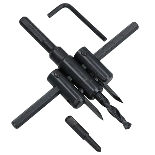 Image of Adjustable Hole Saw/Drill Bit Round Circle Cutter 30mm to 120mm TE373