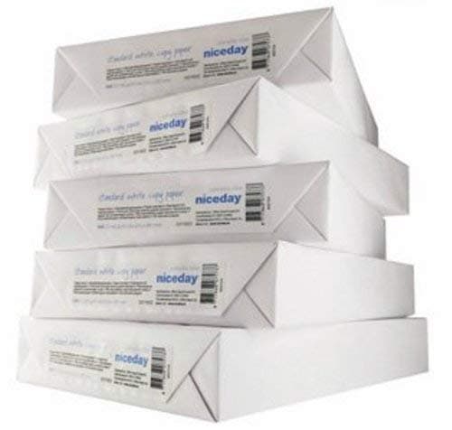 Image of Niceday Office Value Copier Paper Multifunctional Ream-Wrapped 80gsm A4 White - 1 Box containing 5 Reams of 500 Sheets