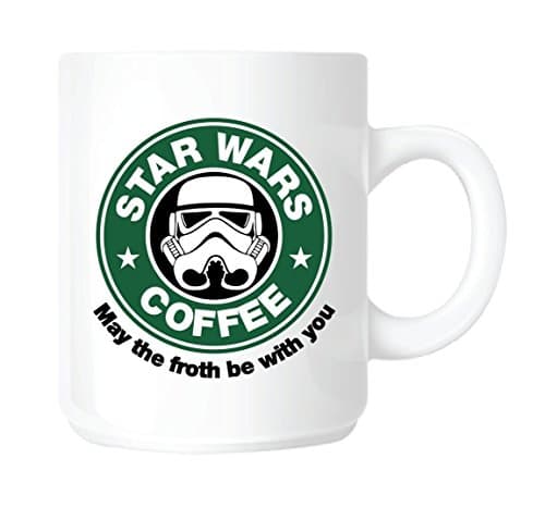 Image of Generic Starbucks/Star Wars May The Froth Be with You 11 Ounce Ceramic Mug, 295.7 milliliters