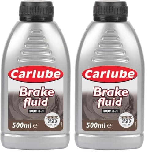 Image of Carlube BFG050 Brake Fluid DOT 5.1 500ml (Pack of 2)