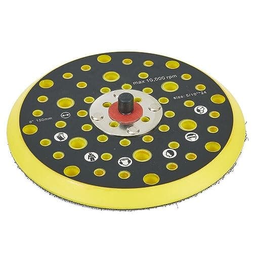Image of 6" 150mm Replacement Polish Sanding Backing Pad 54 Holes for Mirka CEROS DEROS